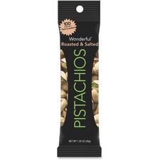 Roasted/Salted Pistachios, 1.25oz., 12/BX