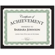 Traditional Certificates, 10/PK, Black