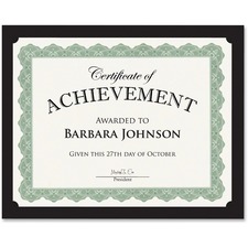 Traditional Certificates, 10/PK, Black