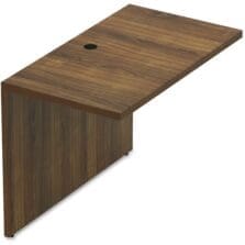 Top 1-1/2", Bridge 24"x42"x30', Walnut
