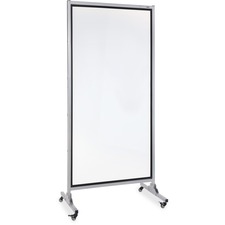 2-Sided Dry Erase Easel, 37-1/2"x82-1/2", Black