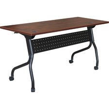 Training Table, 60"x23-3/5"x29-1/2", Cherry/Black