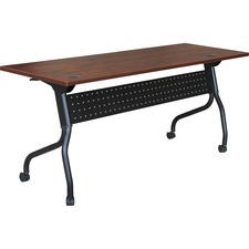 Training Table, 72"x23-3/5"x29-1/2", Cherry/Black