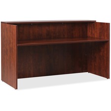 Reception Desk, 35-2/5"x71"x42-1/2", Cherry