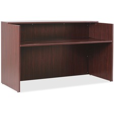 Reception Desk, 72"x36"x42-1/2", Mahogany