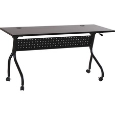 Training Table, 48"x23-1/2"x29-1/2", Espresso/Black