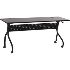 Training Table, 72"x23-1/2"x29-1/2", Espresso/Black