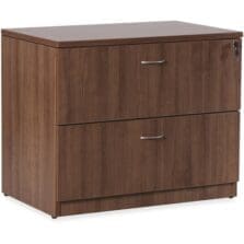 2-DRW Lateral File, 35"x22"x29-1/2", Walnut