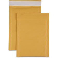 Cushioned 1 Bubble Mailer, 7-1/2"x12", 100/CT, Kraft