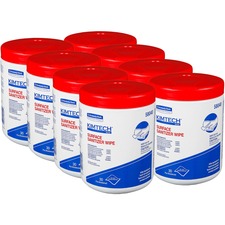 Surface Sanitizer Wipes, 28oz., 30SH/PK, 8/CT, WE