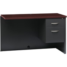 Right Return Desk, 24"x48", CH/MH
