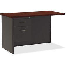 Left Return Desk, 24"x48", CH/MH