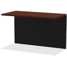Desk Bridge, 24"x48", Black/Walnut