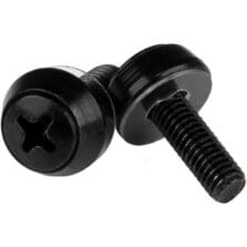 Mounting Screw - 0.47" - Steel - Black - 50 / Pack - TAA Compliant