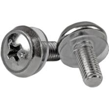 Mounting Screw - 0.47" - Stainless Steel - Silver - 100 / Pack - TAA Compliant