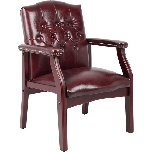 Chair, w/Arms, Vinyl, 24.5"x27"x35.5", BY