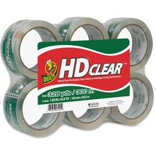 Packing Tape, Hvy-Dty, 48mmx50m, 6/PK, Clear