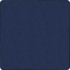 Rug, Square, Solid Color, 6'x6', Navy
