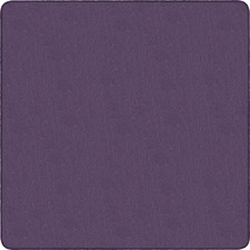 Traditional Rug, Solids, 6'x6', Purple