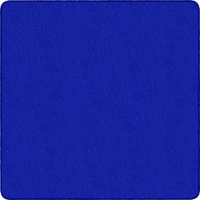 Traditional Rug, Solids, 6'x6', Royal Blue