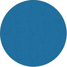 Traditional Rug, Solids, 6' Round, Blue