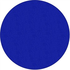 Traditional Rug, Solids, 6' Round, Royal Blue