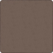 Solid Traditional Rug, Square, 12'x12', Almond