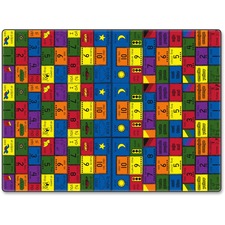 Amigos Classroom Rug, 6'x9', Rectangle, Multi