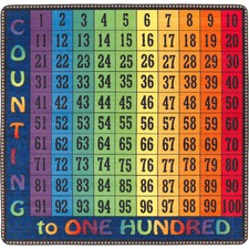 Counting To One Hundred, 12'x12', Multi