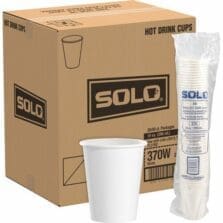Hot Paper Cups, 10oz, 1000/CT, White