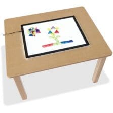 Illumination Light Tablet, 19"x14-1/2"x1/2", Black