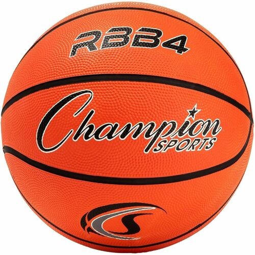 Rubber Sports Ball, Basketball, No. 6 Size, Orange