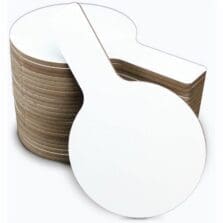 Mini Dry Erase Answer Paddle, 5"x9", 24/PK, White