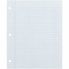 Rec Filler Paper, 8-1/2"x11", 9/32" Rld, 3-H, 500SH/PK, WE