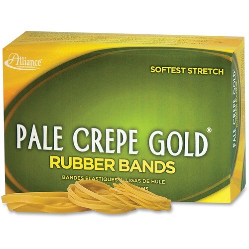 Rubber Bands, No.54, 1lb, Pale Crepe Gold