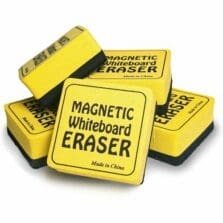WB Eraser, Magnetic, 2"Wx1/2"Lx2"H, 24/PK, YW