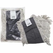 Dust Mop Refill, Cotton, Disposable, 24"x5", Natural