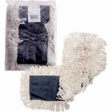 Dust Mop Refill, Cotton, Disposable, 36"x5", Natural