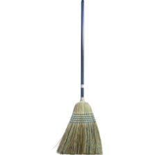 Broom, Corn/Fiber, 9" to 11" Sweep, Natural