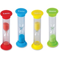 Small Sand Timers Combo Pack, 4/PK, Multi