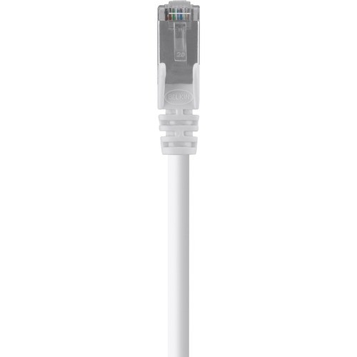18 ft Category 5e Network Cable for Network Device - First End: 1 x RJ-45 Network - Male - Second End: 1 x RJ-45 Network - Male - 100 Mbit/s - Patch Cable - Gold Plated Contact - 24 AWG - White - 1 Each