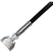 Dust Mop Handle Only, Steel, Vinyl Cover, 1"x60", Black/CE