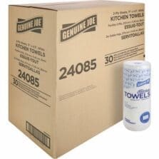 Towel Roll, Paper, 2-Ply, 9"x4.5", 170Shts, 30/CT, White