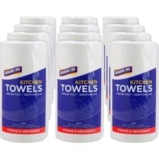 Towel Roll, Paper, 2-Ply, 250Shts/RL, 8"x11", 12RL/CT, White