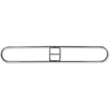 Dust Mop Frame,60" Handle/24" Mop, 24"x5", Chrome