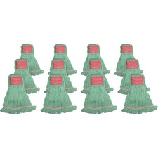 Mophead, Synthetic Blend, Wide Band, Large, 21oz, 12/CT, GN