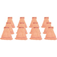 Wet Mop, Narrow Band, Blend, Looped, 12oz, Large, 12/CT, OE