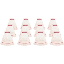Wet Mop, Narrow Band, Blend, Looped, 12oz, Large, 12/CT, WE