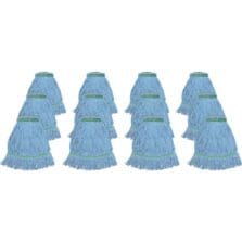 Wet Mop, Narrow Band, Blend, Looped, Medium, 12/CT, Blue