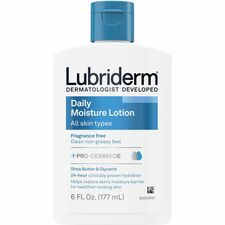 Lubriderm Daily Moisturizer, Flip Top, No Scent, 6 oz., WE/BE